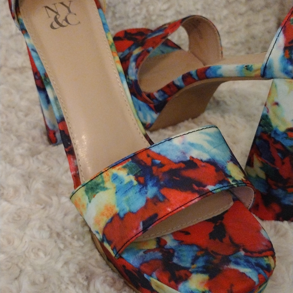 Women's Colorful Platform Heels